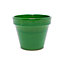 Selena Hand Dipped Glaze Green Outdoor Garden Patio Terrace Plant Pot (D) 30cm