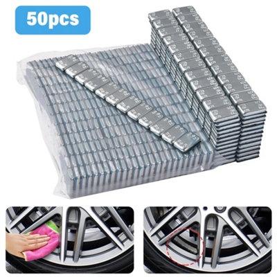 C-HORSE 180-Pack Black Self-Adhesive Wheel Weights - 1/4 Oz (0.25 Oz) Stick-On Balancing