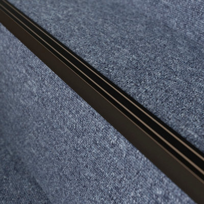 Self-Adhesive Aluminium Stair Edging Trim - 3ft (0.9m) Length, 9mm Depth For Laminate & Wood Stairs