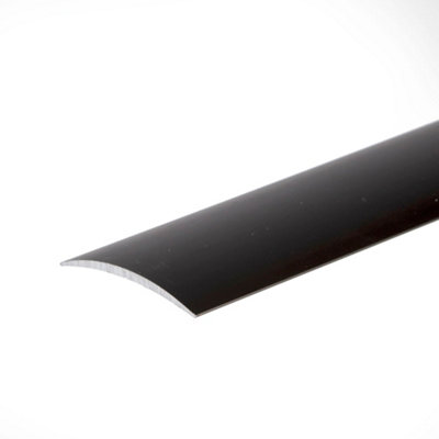 Self-adhesive anodised aluminium door floor bar edge trim threshold  930mm x 40mm a13 brown