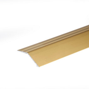 Self-adhesive anodised aluminium door floor bar edge trim threshold profile 900mm x 41mm x 16mm a47 Gold