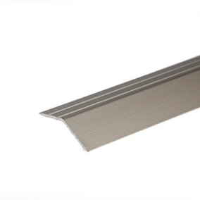 Self-adhesive anodised aluminium door floor bar edge trim threshold profile 900mm x 41mm x 16mm a47 Inox