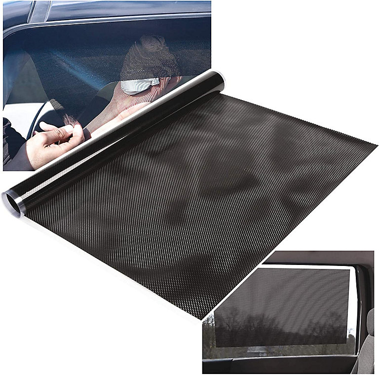 Self-Adhesive Car Window Film - Removeable & Reusable Cut to Size Sun Visor  - Roll Measures W45cm x L150cm