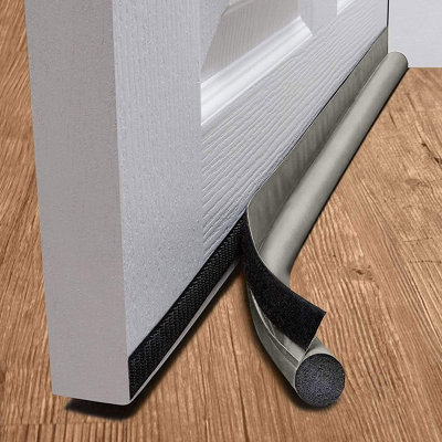 Self-Adhesive Door Draft Excluder, 90cm Long, Foam Seal for Efficient Draught Insulation