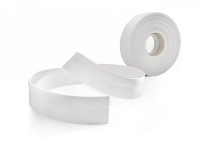 Self-adhesive flexible coved skirting board pvc strip floor wall joint k.916  15m(L) - white