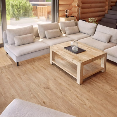 Self Adhesive Floor Planks - 36 Planks Per Pack Covering 53.8 ft² (5 m²) - Peel And Stick Vinyl Flooring Honey Oak Timber Effect