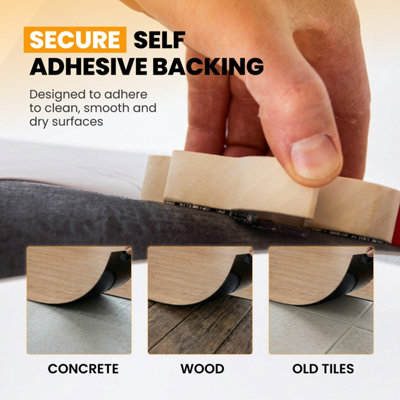 Self Adhesive Floor Planks - 36 Planks Per Pack Covering 53.8 ft² (5 m²) - Peel And Stick Vinyl Flooring Honey Oak Timber Effect