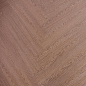 Self Adhesive Floor Planks - 36 Planks Per Pack Covering 53.8 ft²(5 m²) - Peel And Stick Vinyl Flooring in Light Brown Wood Effect