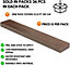 Self Adhesive Floor Planks - 36 Planks Per Pack Covering 5m² (53.8 ft²) - Peel And Stick Vinyl Flooring in Brown Wood Effect