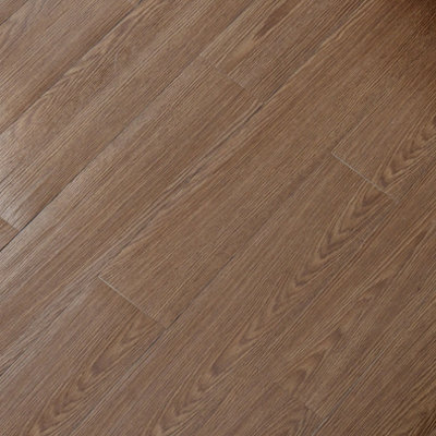 Self Adhesive Floor Planks - Pack of 10 Planks Covers (1.39m²) 14.96 ft² - Peel And Stick Vinyl Flooring Brown Wood Effect