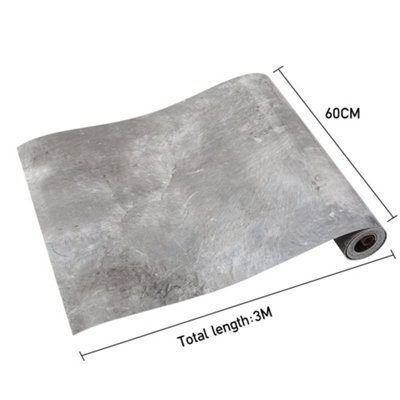 Self Adhesive Grey Marble Contact Paper 3m L x 60cm W