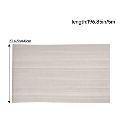 Self-Adhesive PVC Flooring Roll with Natural Wood Grain Texture 0.6m x 5m