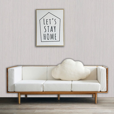 Self-Adhesive PVC Wallpaper in Beige Grey 10m L x 0.6m W