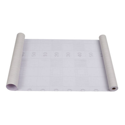 Self-Adhesive PVC Wallpaper in Beige Grey 10m L x 0.6m W