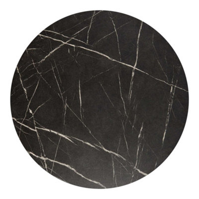 Self Adhesive Screw Hole Covers Cap, 700 Pieces/5 Sheets, 12mm, Waterproof Stickers for Furniture(Black Pietra Grigia)