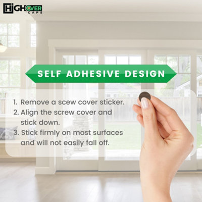 Self Adhesive Screw Hole Covers Cap, 700 Pieces/5 Sheets, 12mm ...