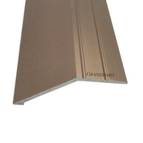 Self-Adhesive Strip Angle Edge Threshold 15mm For Tile Or Laminate Flooring 3ft / 0.9metres Trim Bronze