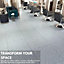 Self-Adhesive Vinyl Floor Tiles - 30 Pack for 30 ft² (2.79 m²) Coverage - Peel & Stick Vinyl Floor Tiles - Granite Terrazzo Effect