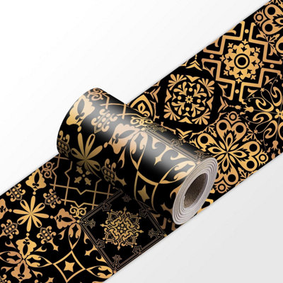 Self Adhesive Wallpaper Border, 30 x 240 cm PVC Wall Border Sticker ...