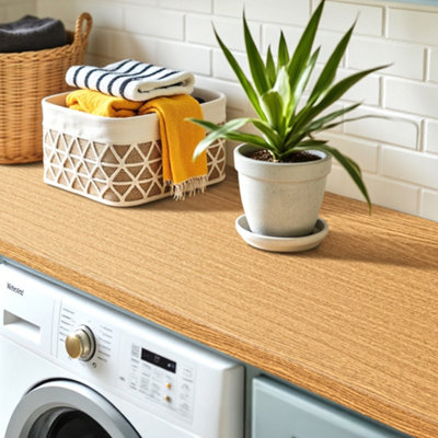 Self-Adhesive Wood Grain Effect Wardeobes and Cabinets Refreshing Wallpaper Roll
