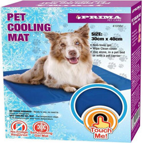 Self Cooling Cool Gel Mat Pet Dog Cat Heat Relief Non-toxic Summer 40Cm X 30Cm