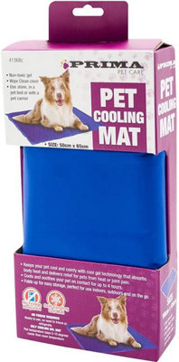 Self Cooling Pet Mat Gel Cool Dog Cat Heat Relief Non-toxic Summer 50cm X 65cm