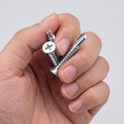 SMF Black Zinc Self-Drilling Interior Panel Screws – Wafer Flange Pozi Head – Assorted Lengths + Bit