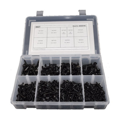 Self Tapping Screw Assortment Flanged Head 700pc by Ufixt