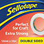 Sellotape Double Sided Tape for Everyday Use with Easy Peel 12mmx33m, 12pk