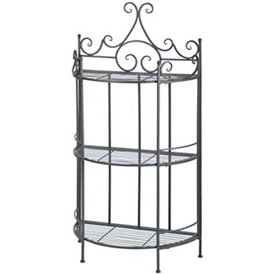 Semi-Circle Tiered Etagere Rack