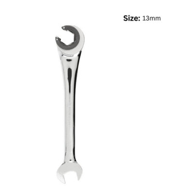 Semi-open wrench with ratchet combination Flare Nut Garage Workshop 13mm