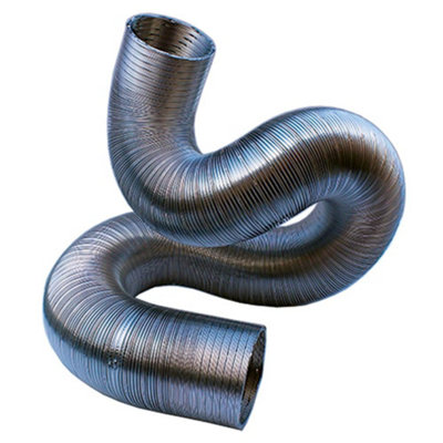 Semi-Rigid Aluminium Flexible Ducting - 3M  - 100mm - 4
