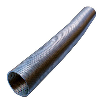 Semi-Rigid Aluminium Flexible Ducting - 3M  - 100mm - 7