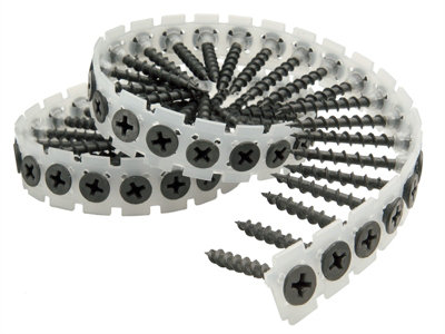 Senco 39A50MP DuraSpin Collated Screws Drywall to Wood 3.9 x 50mm Pack 1000