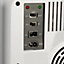 Sensio Home 10L Mini Fridge Cooler & Warmer AC+DC Power Silver