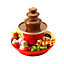 Sensio Home Chocolate Fountain Fondue Set with Party Serving Tray