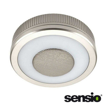 Sensio SensioSound LED Surface Light with Built-in Bluetooth Speaker, Cool White 5000K, 8W (SE21090C0)