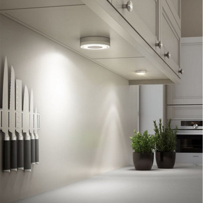 Sensio SensioSound LED Surface Light with Built-in Bluetooth Speaker, Cool White 5000K, 8W (SE21090C0)