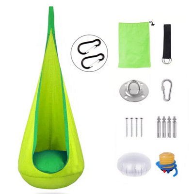 Sensory Swing Indoor Oudoor Hammock Pod Swing Inflatable Pillow