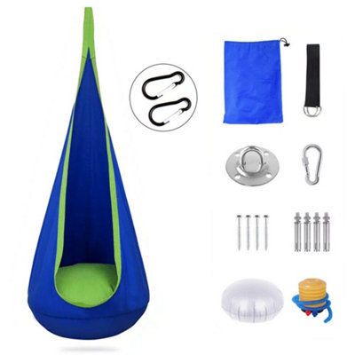 Sensory Swing Indoor Oudoor Hammock Pod Swing Inflatable Pillow