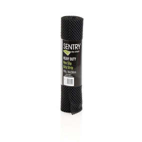 Sentry Premium Extra Thick Heavy Duty Non-Slip Grip Strip 30x150cm - Black