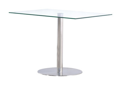 Sephora 107cm Small Glass Dining Table