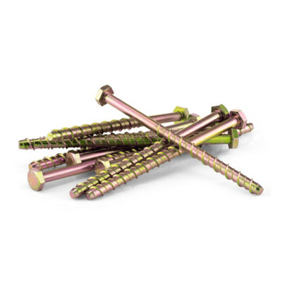 SEQUAL Zeus Bolts, Hex Head Concrete Bolts, Self Tapping Fixing Bolts
