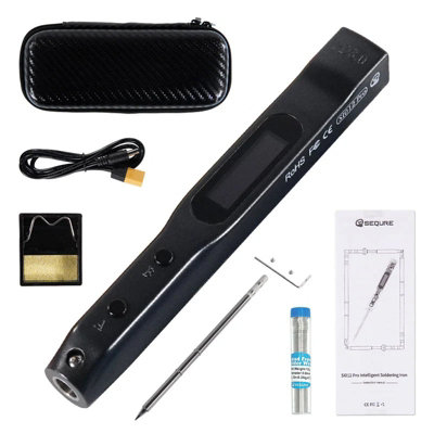 SEQURE SI012 Pro Intelligent OLED Electric Soldering Iron Transparent ...