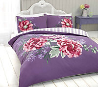 Seraphina Floral Reversible Duvet Cover Bedding Set