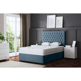 Seraphine Chesterfield Divan Bed With Four Drawers - 5 Colours Available