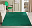 Serdim Rugs Plain Living Room Shaggy Area Rugs Emerald 60x110 cm