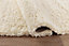 Serdim Rugs Plain Living Room Shaggy Area Rugs Ivory 120x170 cm