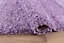 Serdim Rugs Plain Living Room Shaggy Area Rugs Lilac 160x230 cm
