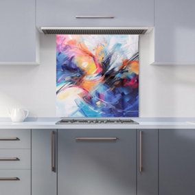 Serene: Calm Amidst Colours Kitchen Splashback